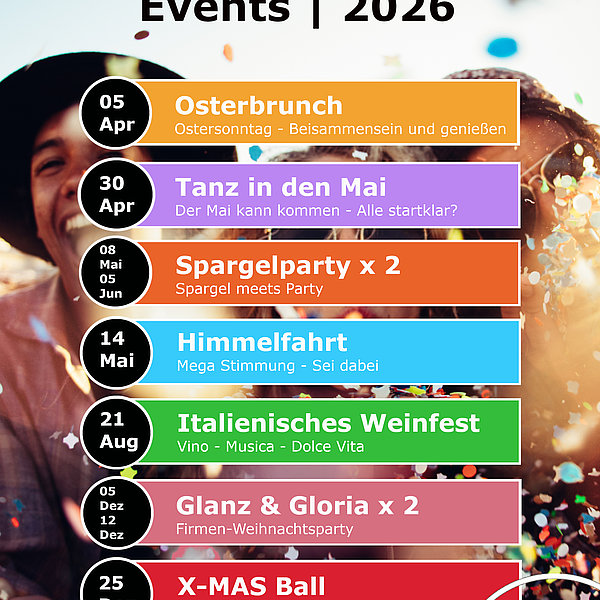 Unsere Events 2026 Unsere Events 2026
